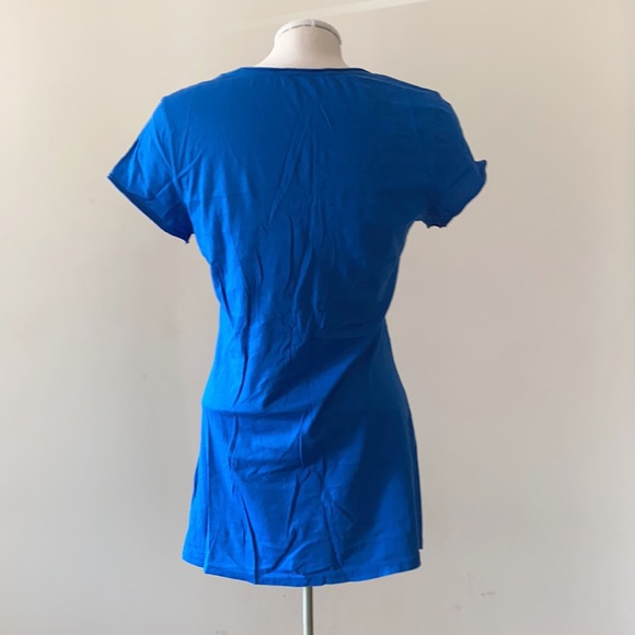 Blue graphic tunic - Picture 4 of 4